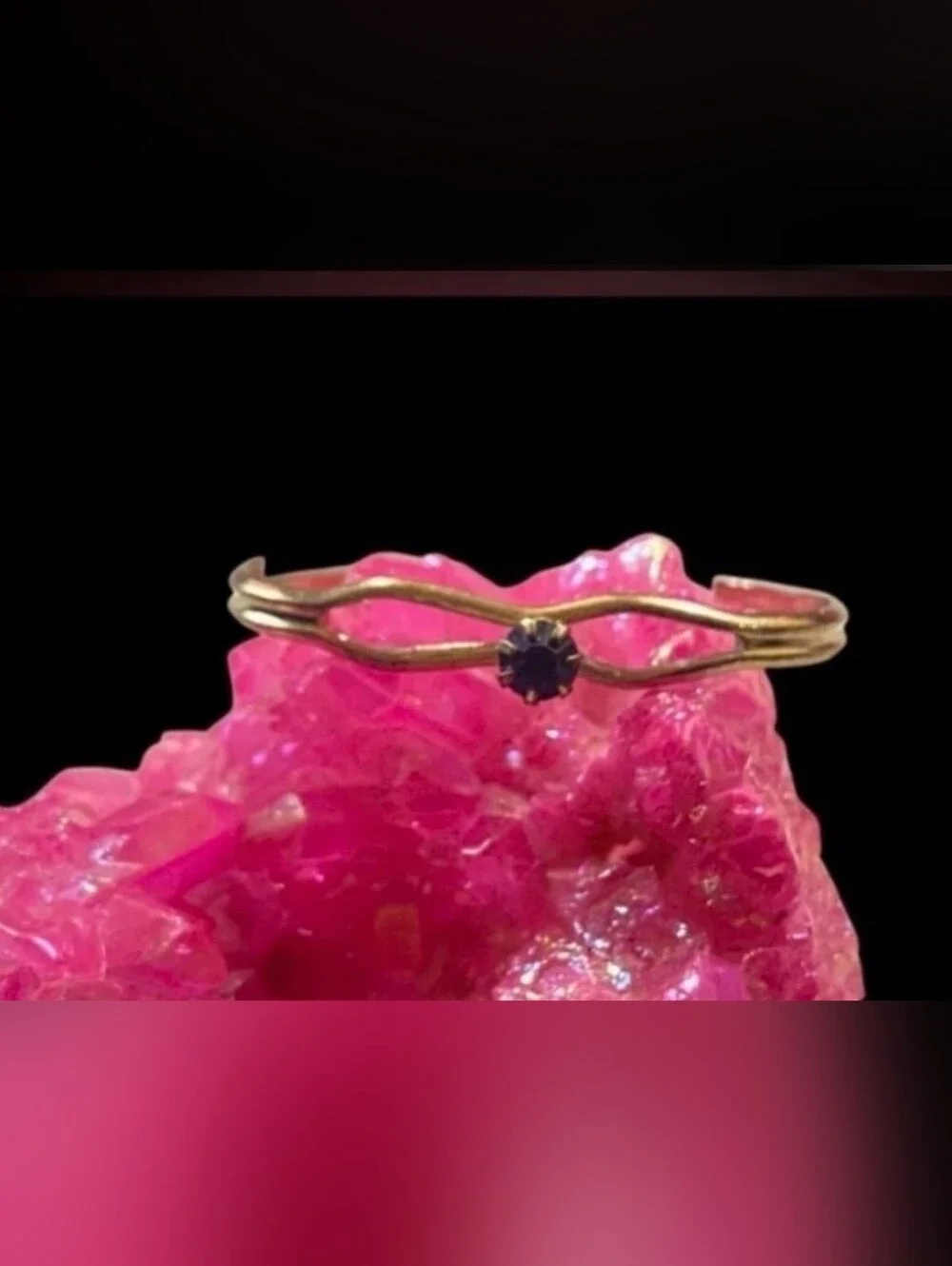 Vintage Gold Tone Baby / Doll Costume Bracelet #9028